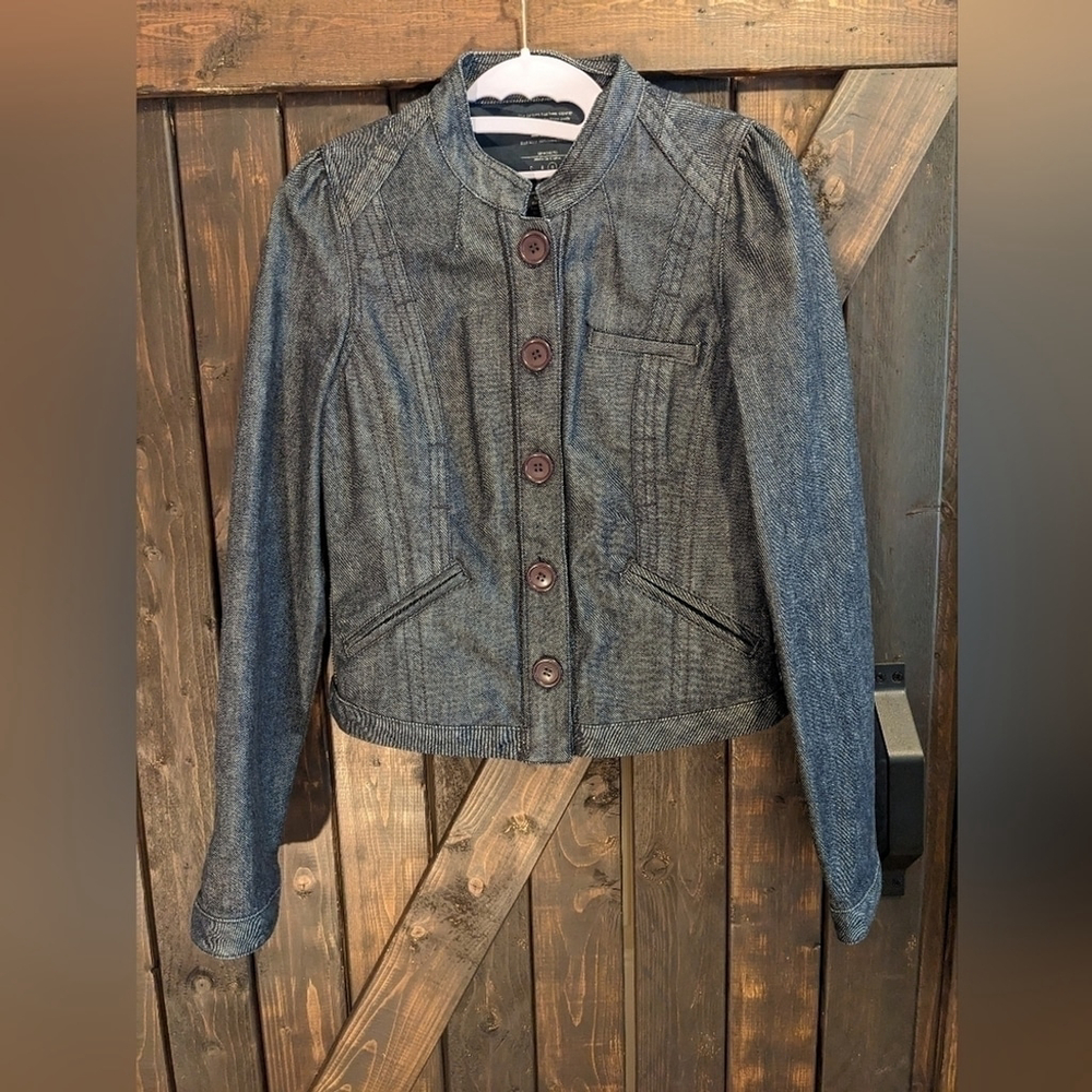 Anthropologie Louie jean jacket, size 4